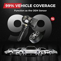 Autel TPMS Sensores MX Sensor 2 en 1 Presión de neumáticos Press-In Vástago de goma TPMS Programado TS508 TS508WF Mk906 Escáner de PRO-TS