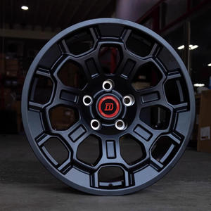 Ultima fabbrica nero satinato 17X8J 20x9J pollici per <span class=keywords><strong>TRD</strong></span> ruote per autovetture cerchi nuovo PCD 6*139.7 ET 10 CB 106.1 volante - Product Image 6