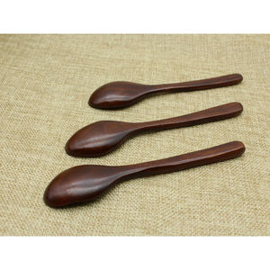 Cuchara medidora de madera de alcanfor estilo japonés, pequeña y creativa, para condimentos, azúcar, uso infantil. - Product Image 4