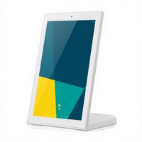 Tablette tactile Android BLUESHELL 10 pouces en forme de L, écran LCD blanc, portrait, tactile capacitif, OEM, pour salle de réunion, hôtel, banque, restaurant
