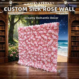 Kit de pared floral económico en paquete múltiple, diseñado para decoración del hogar, pequeños tiendas y fiestas informales. - Product Image 6