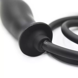 Soft Black Pump up Air-<strong>filled</strong> Inflatable <strong>Anal</strong> Plug Dildo Butt Plug <strong>Anal</strong> Dilator Anus Massager <strong>Anal</strong> Plug Pump - Product Image 5