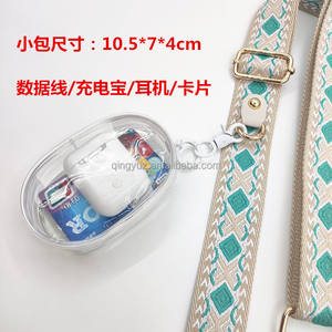Hot Portable Mobile Phone Lanyard Zipper Bag Correa extraíble hecha de poliéster duradero - Product Image 5