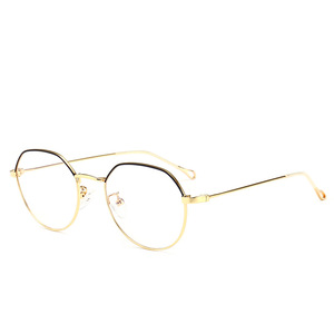 Precio de fábrica de alta calidad "Voguish" Retro Unisex Metal óptico lente azul <span class=keywords><strong>gafas</strong></span> - Product Image 5
