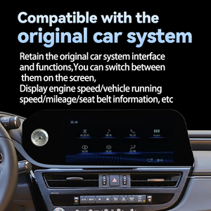 Monitor de Coche Inalámbrico con CarPlay para Linux de 10.25/12.3 Pulgadas, Pantalla Táctil, Radio Inteligente para Coche, Compatible con <span class=keywords><strong>Lexus</strong></span> 12-22 ES/RX/IS/NX/<span class=keywords><strong>UX</strong></span>/RC/CT/GS/LX - Product Image 4