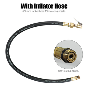 Manomètre de <span class=keywords><strong>pression</strong></span> des pneus à affichage numérique LCD, surveillance de haute précision, <span class=keywords><strong>pistolet</strong></span> gonflable, manomètre de pneus de voiture avec tuyau - Product Image 4