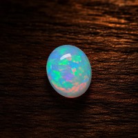 Opale naturelle australienne cabochon taille ovale, haute luminosité, multicolore, pierre libre pour incrustation de bijoux en or K, vente en gros