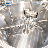 Équipement de brassage de bière artisanale, cuve sous pression en acier inoxydable 500L-3000L, contrôle automatique, multifonctionnel