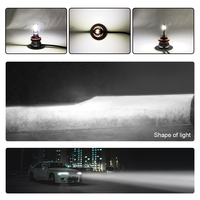 FDN 50w phare led h11 remplacer les ampoules H8 H11 modèle pour phare/antibrouillard adapté à la plupart des voitures taille halogène d'origine 6000k H4