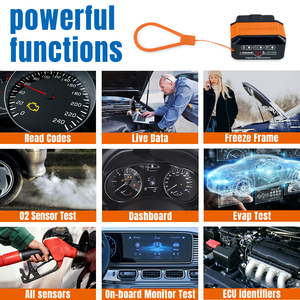 Elm327 Bluetooth <strong>Konwei</strong> Diagnostic Tool Obd2 Scan Tool Car <strong>Scanner</strong> for All Cars with OBD2 Protocols Konnwei Kw906 - Product Image 1