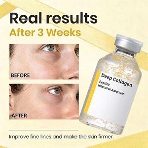 แอมพูลไฮยาลูรอนิก แอซิด ฉลากส่วนตัว ผสม GHK-Cu ทองแดง ลดเลือนริ้วรอย ผสมไหมเปปไทด์ คอลลาเจน แอมพูลเปปไทด์สำหรับการวิจัย บรรจุในขวดและกล่อง - Product Image 4