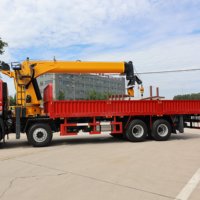 Nouvelle grue de levage pour immeubles de grande hauteur JIUBANG, grue à flèche motorisée, grue à flèche hydraulique sur camion, 8 tonnes
