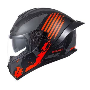 Big Tail Hommes Femmes Général Vélo Électrique Double Lentille Casque De Sécurité D'équitation Casques De Moto - Product Image 3