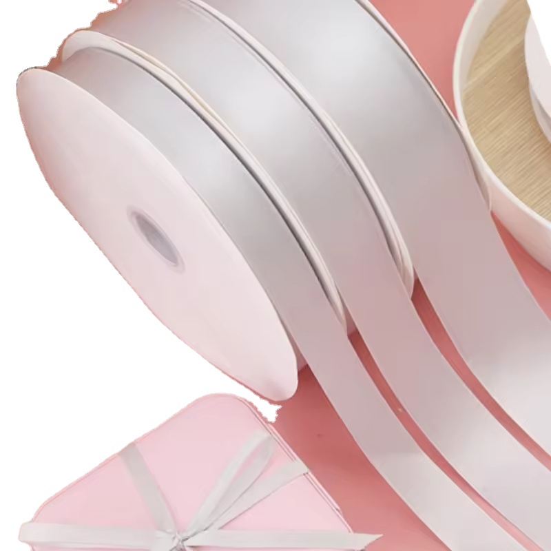 Gift Wrapping Ribbons in Various Colors Perfect for Decorating Parties or Valentine's Day for Making Hair Clips or Home Textiles