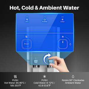 Distributore d'Acqua Calda e Fredda all'Ingrosso, Depuratore RO da Tavolo a 5 Stadi con Osmosi Inversa - Product Image 3