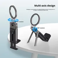 Support de téléphone magnétique pour trépied Ally, rotation à 360°, support de lit, aimant puissant N52, sans chute, compatible universel
