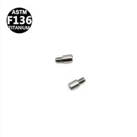 Getta ASTM F136 Titanium 14G/16G Extension Rod 2mm for Internal Thread Piercing Body Jewelry Accessories-14K Gold Wedding Gift