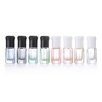 3ml 6ml 9ml 12ml Couleur Octogone Attar Glass Roll On Ball Parfum Tola Flacon compte-gouttes d'huile essentielle pour huile de oud