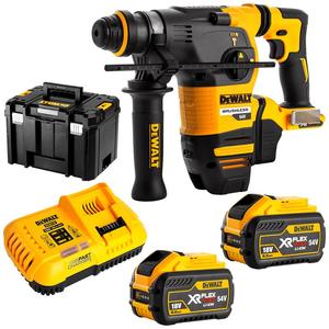 Marteau perforateur rotatif sans fil DCH333X2-XE 54V FlexVolt XR Li-Ion, 3 modes, SDS Plus, sans balais, kit OEM, 3 ans de garantie - Product Image 1