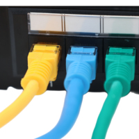 Bingkai distribusi serat optik 24 Port 19 inci Panel Patch jaringan Cat5e Utp
