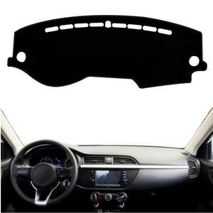 Alfombrilla para salpicadero de coche, protección solar antideslizante, adecuada para <span class=keywords><strong>Kia</strong></span> <span class=keywords><strong>Rio</strong></span> <span class=keywords><strong>3</strong></span> 4 Xline K2 2017-2021, alfombrilla para salpicadero, visera, accesorios para alfombra - Product Image 1