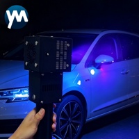 Lámpara de Inspección UV LED Recargable de 100W, Profesional para Pintura de Automóviles, Luz de Secado UV Portátil de Alta Potencia