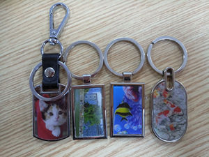 พวงกุญแจอะคริลิคแบบกำหนดเอง การ์ตูนอนิเมะ พิมพ์ภาพ 3 มิติ แบบเลนติกูลาร์ พร้อมเอฟเฟกต์พลิกภาพ - Product Image 4