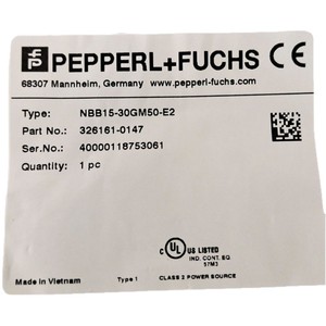 Interruptor de Proximidad Pepperl+Fuchs NBB15-30GM50-E2, Alcance de Detección de 30 mm, Terminal de Tornillo, Fabricado en Vietnam - Product Image 2