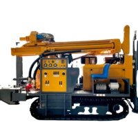Foreuse hydraulique sur chenilles à moteur diesel pour puits profonds, prix usine