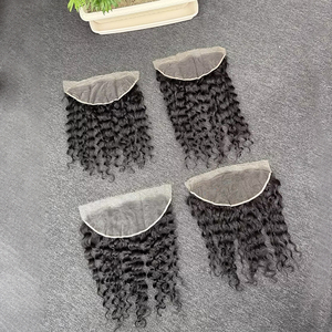 ผมแท้ธรรมชาติ 100% แบบลอนธรรมชาติ  13x6 HD  ฐานลูกไม้โปร่งใสสีดำธรรมชาติ  ขนาด 12-26 นิ้ว จากโรงงาน - Product Image 6