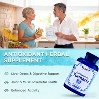 Capsules de Curcuma à Marque Blanche : Soutien Articulaire, Détoxification Hépatique, Favorise la Digestion