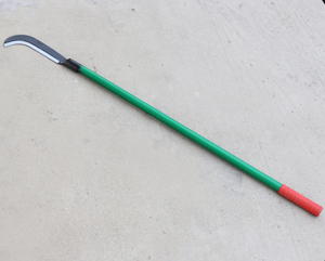 Falce da Giardino in Acciaio al Manganese con <span class=keywords><strong>Manico</strong></span> <span class=keywords><strong>Lungo</strong></span> per Uso Agricolo, Tagliaerba per Steli di Mais e Erba con Design Confortevole - Product Image 3