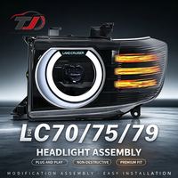 Projecteur LED pour phare de Toyota LC70/75/79 02-23, phare LED avec signal dynamique, clignotant, Plug and Play