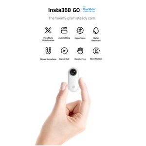 Insta360 Go AI-Mini cámara deportiva con <span class=keywords><strong>estabilizador</strong></span> manos libres, edición automática, wifi - Product Image 2