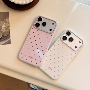 Funda de Teléfono con Diseño Coreano de Puntos Brillantes, Suave, Antigolpes, con Contraste de Color para <span class=keywords><strong>iPhone</strong></span> <span class=keywords><strong>13</strong></span> <span class=keywords><strong>14</strong></span> 15 16 17 Pro - Product Image 4