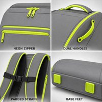 Mochila Techwear Rígida para Portátil, Resistente al Agua, con Correa para el Pecho, Logotipo Personalizado, OEM, Venta al Por Mayor