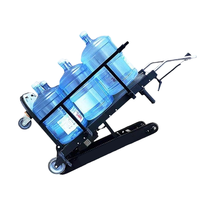 Personnalisable 200kg quatre roues escalier escalade Cargo chariot chariot batterie au Lithium chenille piste plate-forme en acier Construction OEM