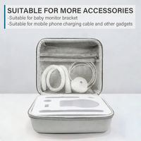 Étui de rangement portable en EVA pour caméra de surveillance bébé et accessoires, étui de voyage antichoc avec poche en filet