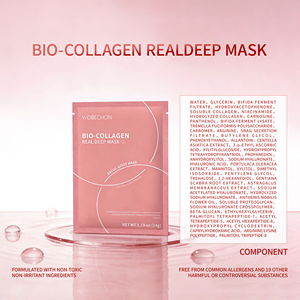 Bio-Collagen Real Deep <strong>Mask</strong> Facial Sheet Skin Care Wholesale Whitening Moisturizing Hydrating Home Use Anti-Age Organic All Skin - Product Image 6