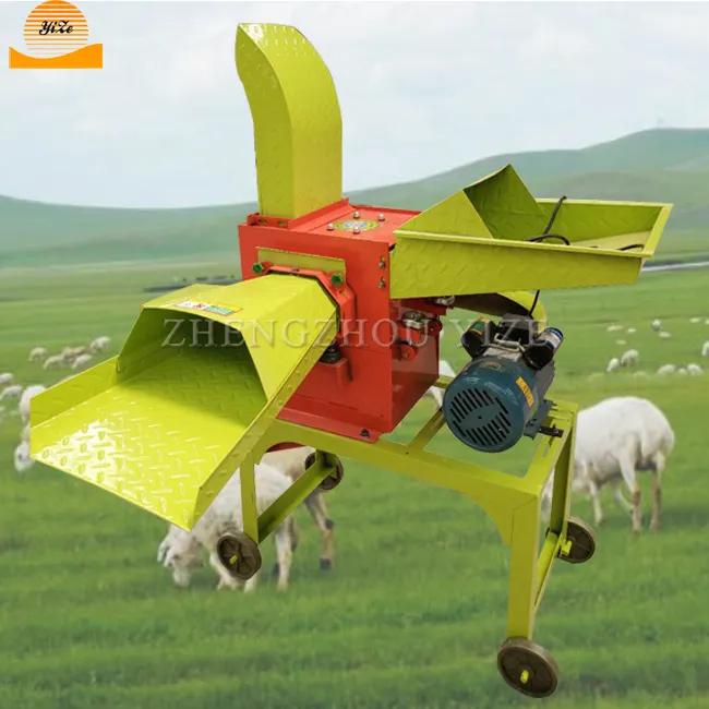 Çok fonksiyonlu dora dora De Pasto Con Motor hayvan besleme çim yem kıyıcı Chaff kesici kırıcı makine için çiftlik