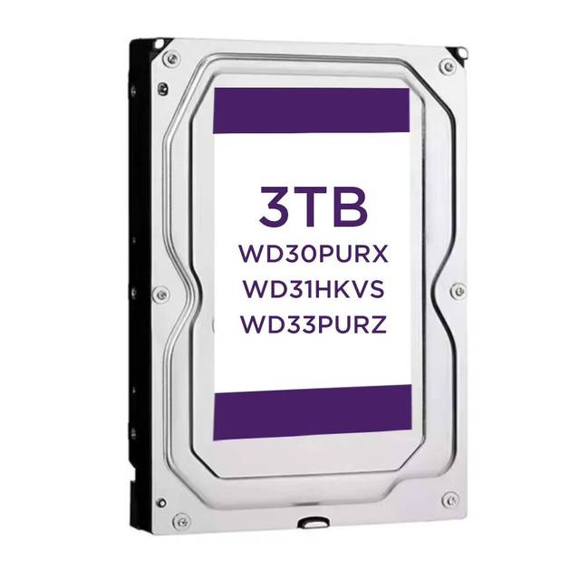 3TB 3.5 Inch 5400RPM 256MB Cache CCTV Surveillance Internal SATA Hard Drive WD30PURX WD31HKVS WD33PURZ