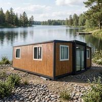 Maison conteneur pliable à double aile intégrée Zhanshun Tech – Solution modulaire contemporaine et écoénergétique pour bureau extérieur