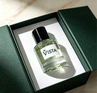 Flacons de parfum en verre VISTA Luxury 30 ml avec pulvérisateur à pompe, impression sérigraphique, logo personnalisé, diffuseur à roseaux vide