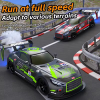 Voiture RC de drift 4x4 2,4 GHz la plus vendue avec effet de fumée, véhicule télécommandé de course haute vitesse, voiture RC de drift professionnelle.