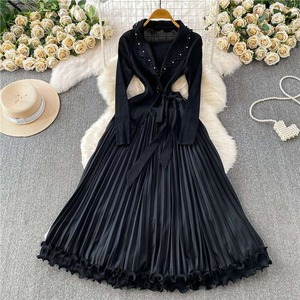 Women's Denim V-neck Pleated Maxi <b>Dress</b> Spaghetti <b>Strap</b> High Waist Vintage Lace Casual Daily Elegant <b>Dress</b> - Product Image 2