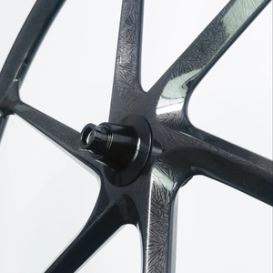 Roues en carbone à 6 branches de haute qualité personnalisées, congelées, édition limitée, peinture personnalisée, 28 mm, pour vélo de route - Product Image 6