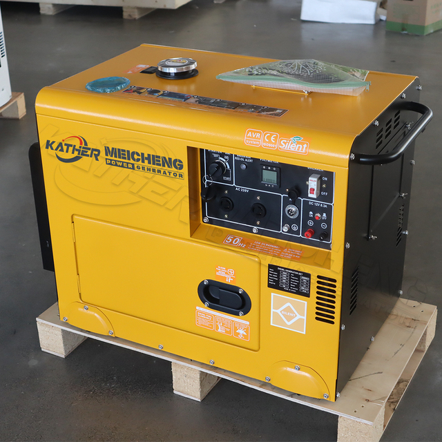 10KW 10KVA Silent Diesel Generator Sets Soundproof Low Noise 1/3 Phase Diesel Engine 20KW 12KW 8KW 6KW 5KW 3KW Generator Set
