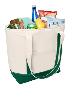 Sac fourre-tout personnalisé en toile de coton extra épaisse, grand sac fourre-tout pour bateau, sacs de courses réutilisables personnalisés pour femmes - Product Image 2