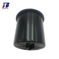 Pièces de meubles en plastique 90 mm noir or argent porte-gobelet pour canapé et chaise