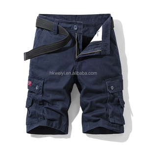 Shorts cargo tactiques pour hommes avec logo personnalisé OEM, multi-poches, décontractés, pour l'été, vêtements de travail, grande taille, respirants, taille mi-haute, en toile - Product Image 5